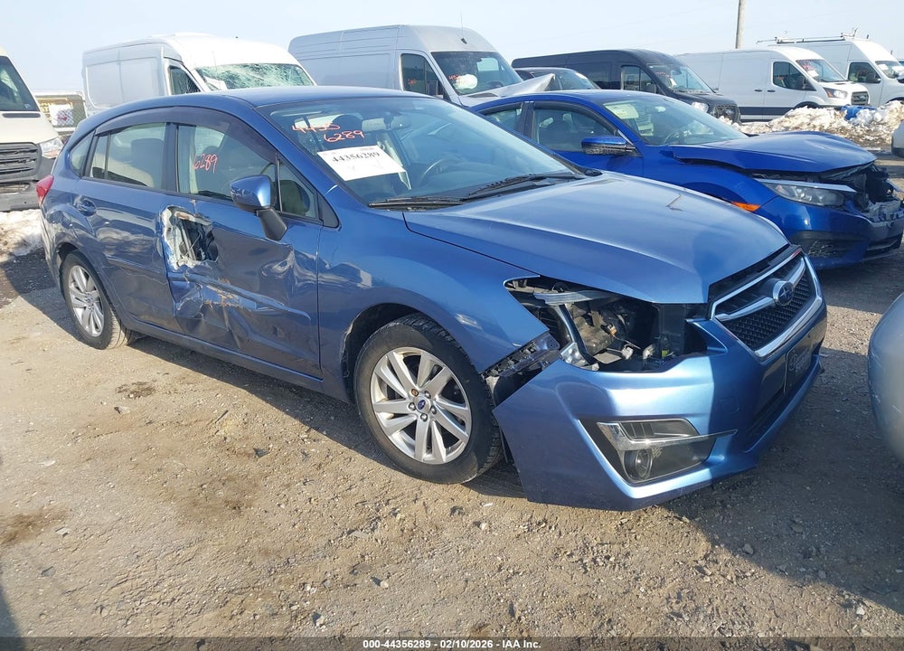 2015 SUBARU IMPREZA 2.0I PREMIUM VIN: JF1GPAC63F8202640