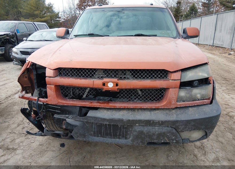 2003 CHEVROLET AVALANCHE 1500 VIN: 3GNEK13T63G282518