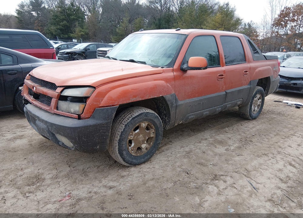 2003 CHEVROLET AVALANCHE 1500 VIN: 3GNEK13T63G282518