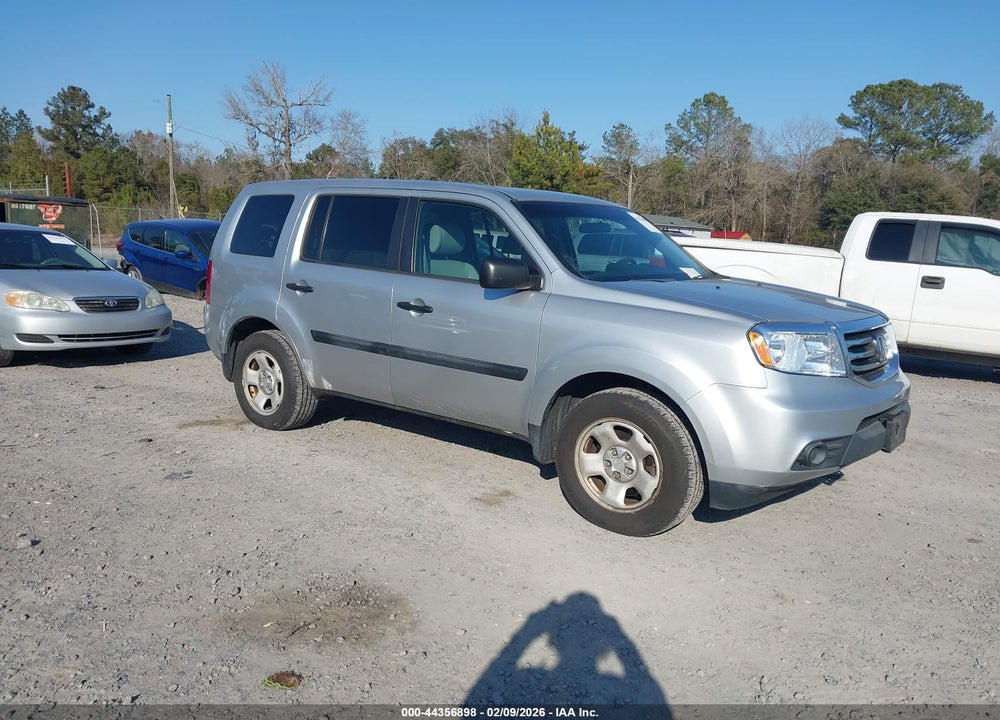 2013 HONDA PILOT LX VIN: 5FNYF4H24DB057033