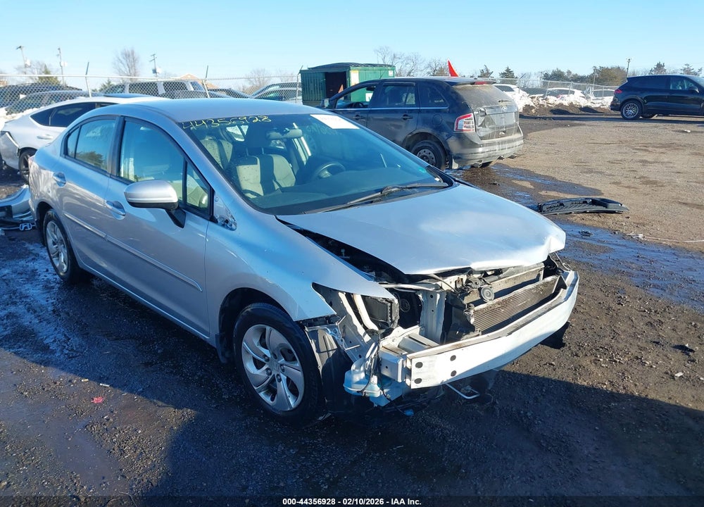 2014 HONDA CIVIC LX VIN: 19XFB2F58EE049349