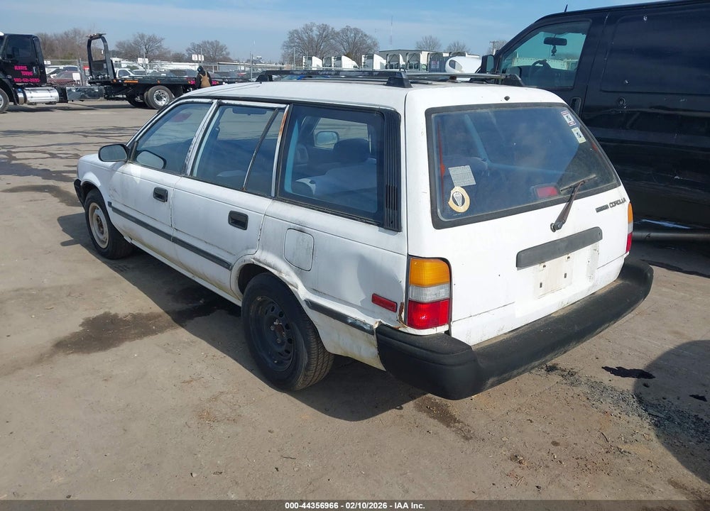 1988 TOYOTA COROLLA DLX VIN: JT2AE92W2J3057529