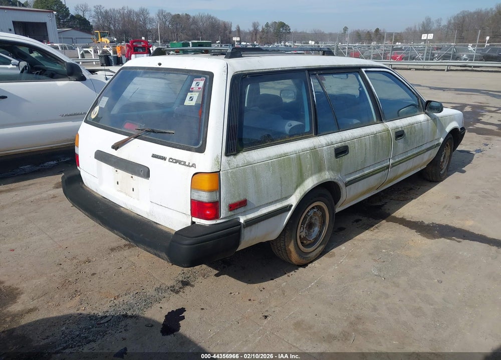 1988 TOYOTA COROLLA DLX VIN: JT2AE92W2J3057529