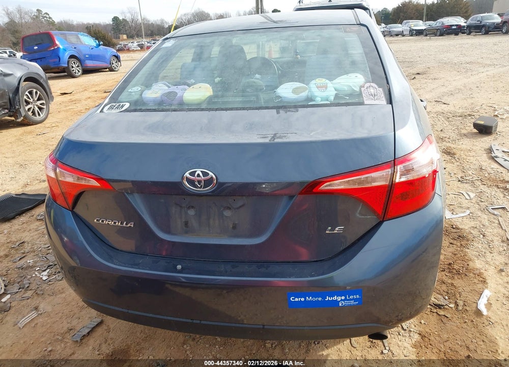 2018 TOYOTA COROLLA LE VIN: 2T1BURHE6JC024912