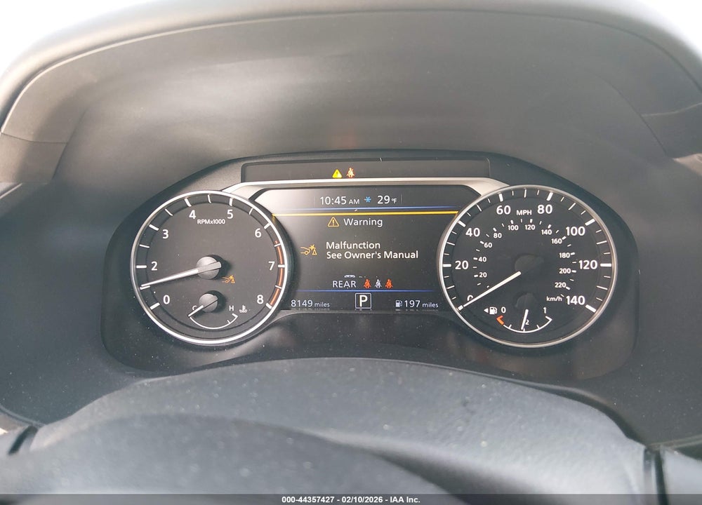2025 NISSAN ALTIMA SR AWD VIN: 1N4BL4CW0SN353082