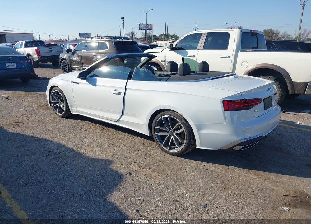 2024 AUDI A5 CABRIOLET PREMIUM PLUS 45 TFSI S LINE QUATTRO S TRONIC VIN: WAU4AGF56RN001189