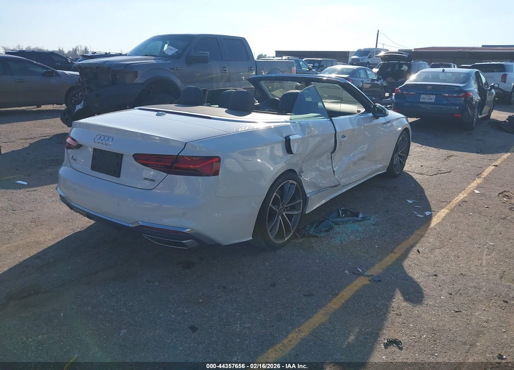 2024 AUDI A5 CABRIOLET PREMIUM PLUS 45 TFSI S LINE QUATTRO S TRONIC VIN: WAU4AGF56RN001189