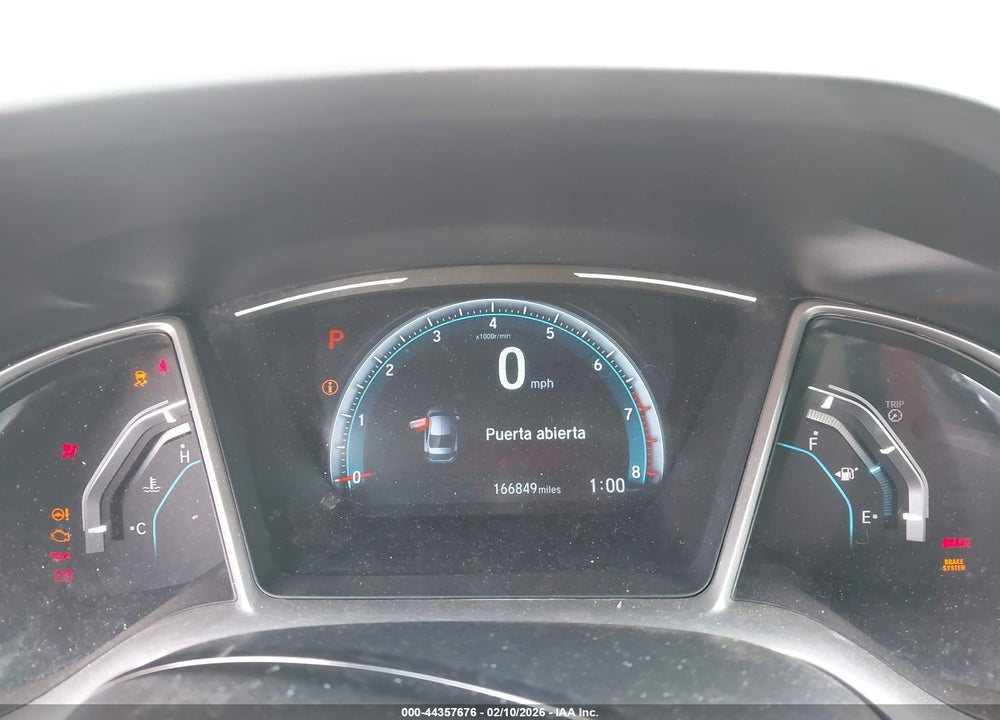 2017 HONDA CIVIC EX VIN: 19XFC2F7XHE017702