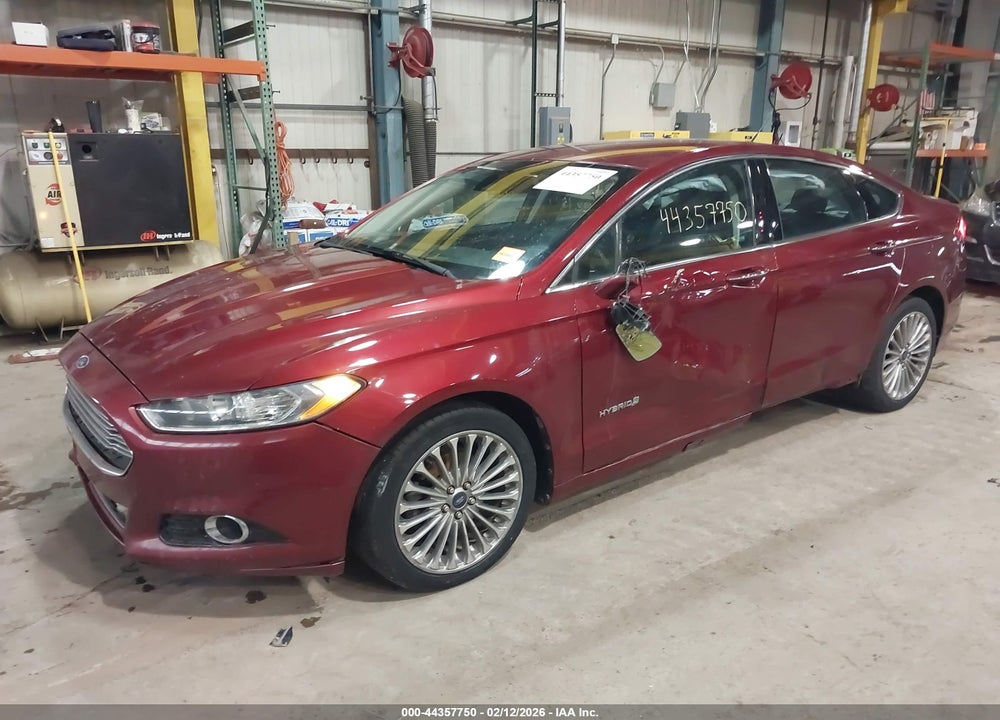 2013 FORD FUSION HYBRID TITANIUM VIN: 3FA6P0RU4DR301832
