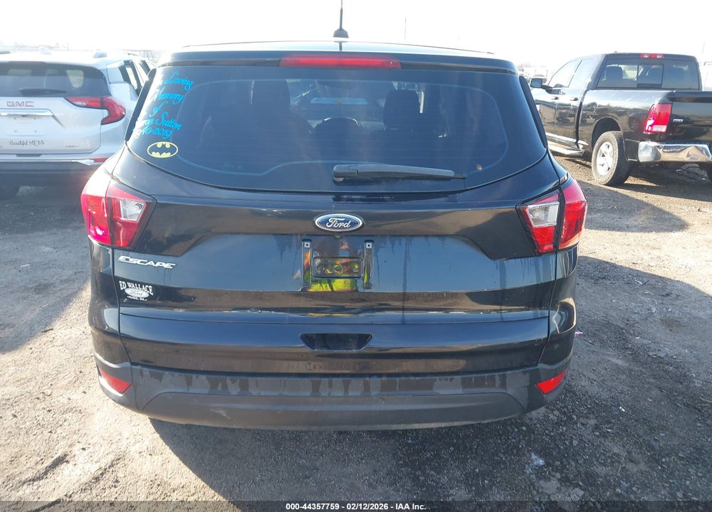 2019 FORD ESCAPE S VIN: 1FMCU0F74KUB26634