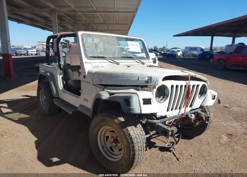 2000 JEEP WRANGLER SE VIN: 1J4FA29P4YP747620