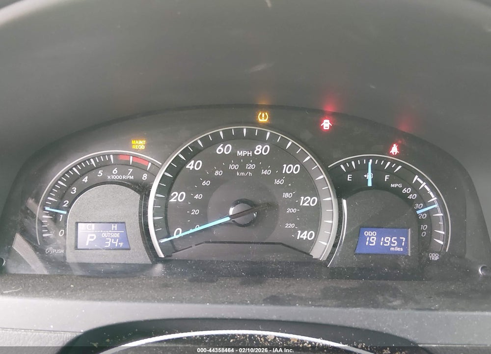2012 TOYOTA CAMRY LE VIN: 4T1BF1FK3CU519994