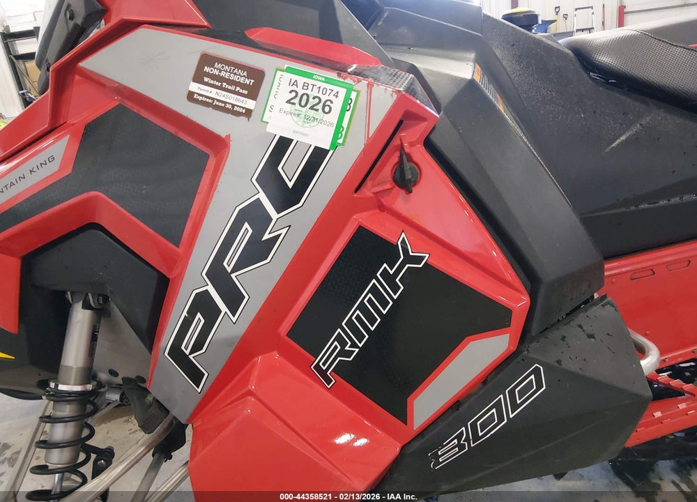 2017 POLARIS 800 PRO RMK 163 VIN: SN1EGM8P7HC710854