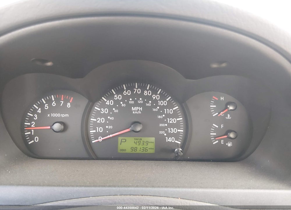 2006 KIA SPECTRA EX/LX/SX VIN: KNAFE122365252804