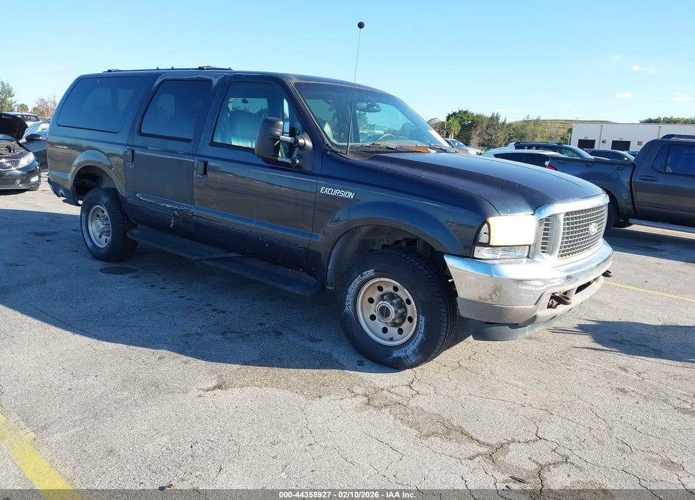 2000 FORD EXCURSION XLT VIN: 1FMNU41S6YEA00869