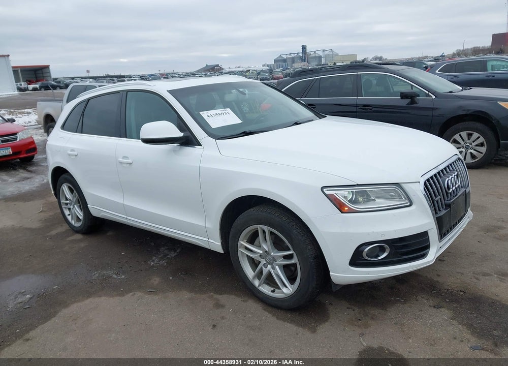 2013 AUDI Q5 2.0T PREMIUM VIN: WA1LFBFP1DA078390