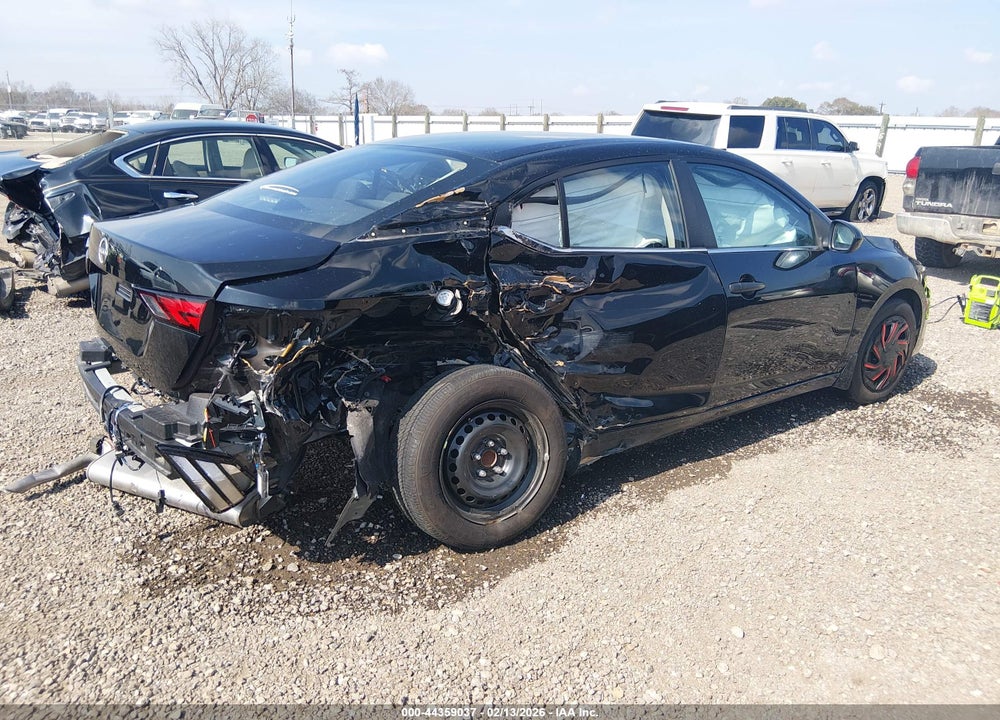 2025 NISSAN SENTRA S VIN: 3N1AB8BV4SY244655