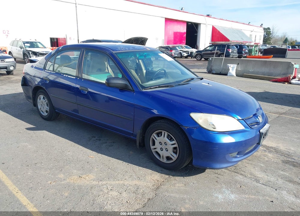 2004 HONDA CIVIC VP VIN: 2HGES16344H605603