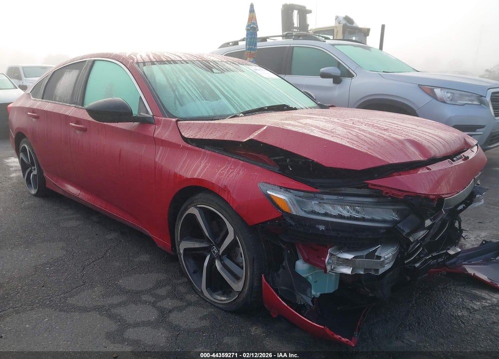 2021 HONDA ACCORD SPORT VIN: 1HGCV1F37MA017210