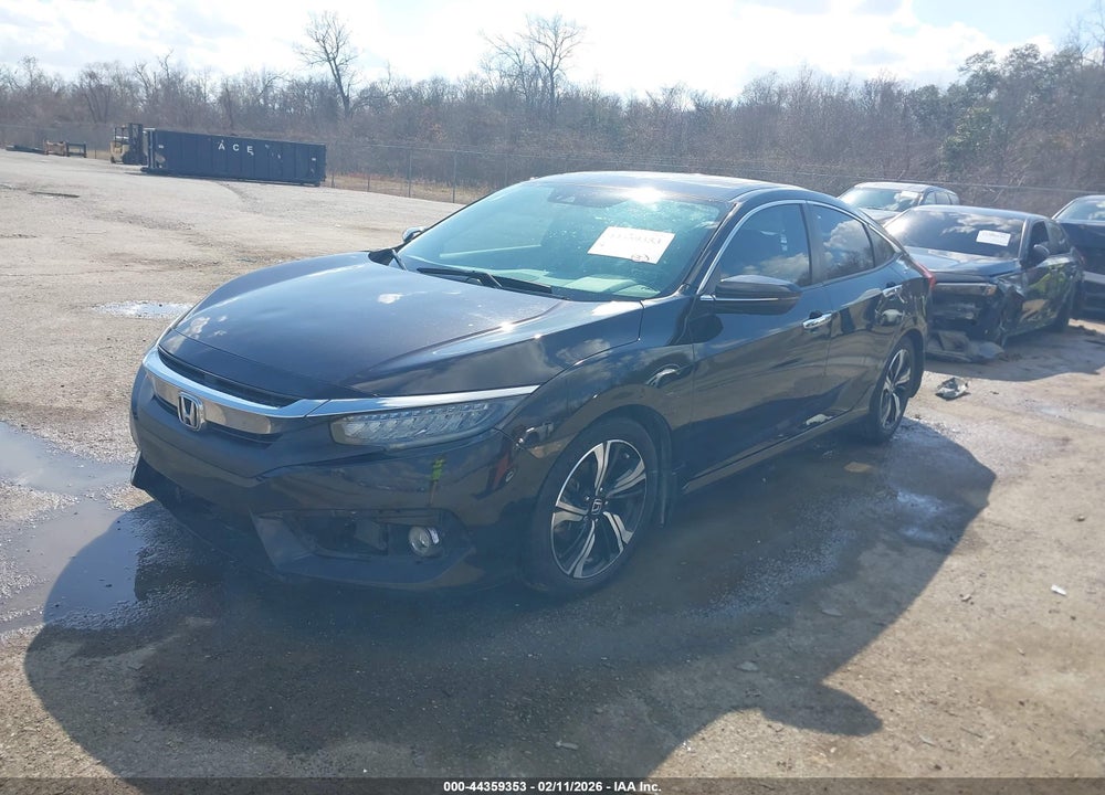 2016 HONDA CIVIC TOURING VIN: 2HGFC1F91GH631361