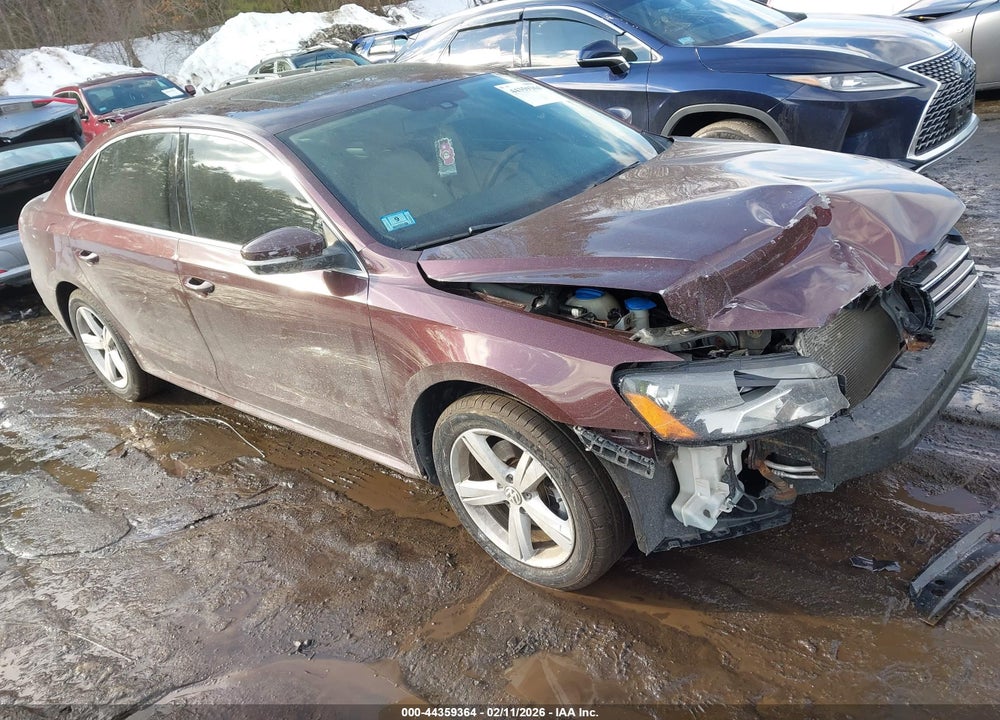 2013 VOLKSWAGEN PASSAT 2.5L SE VIN: 1VWBP7A36DC058170
