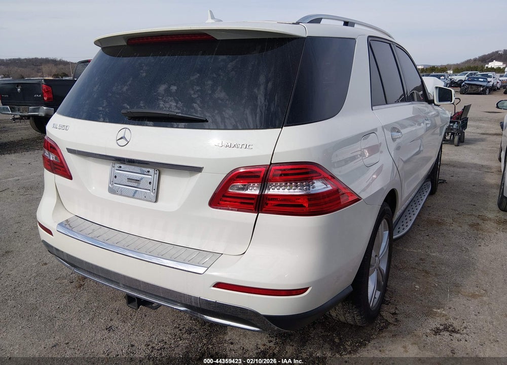 2013 MERCEDES-BENZ ML 350 4MATIC VIN: 4JGDA5HB5DA234065
