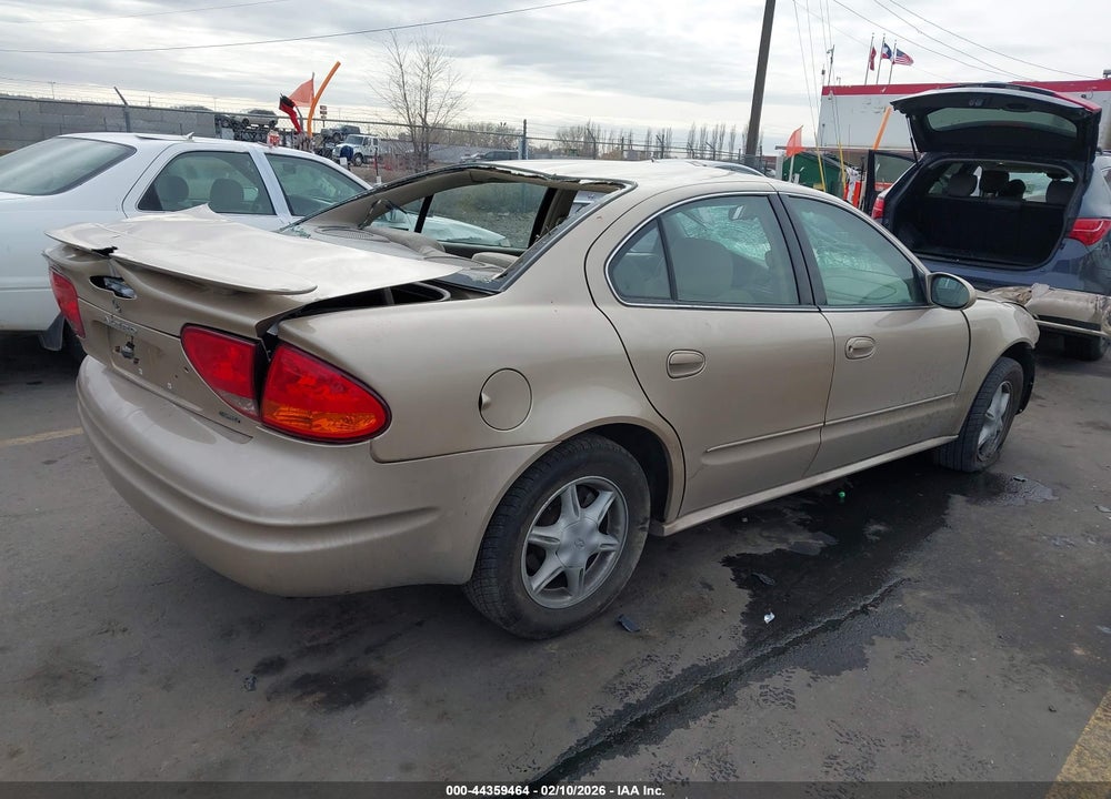 2000 OLDSMOBILE ALERO GL2 VIN: 1G3NL52T5YC394025