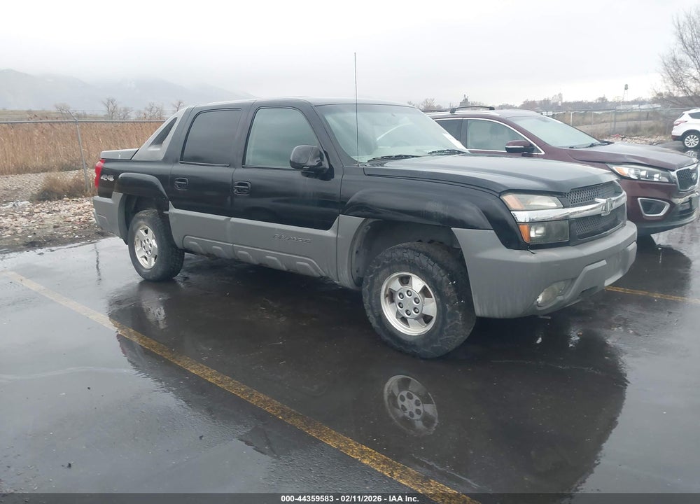 2002 CHEVROLET AVALANCHE 1500 VIN: 3GNEK13TX2G125329