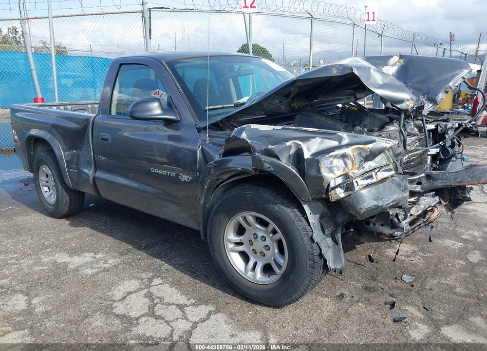 2002 DODGE DAKOTA VIN: 1B7FL16X22S668126