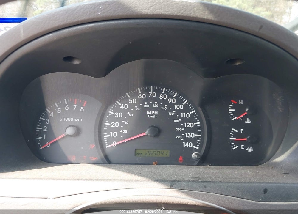 2004 KIA SPECTRA EX/LX VIN: KNAFE121045040480
