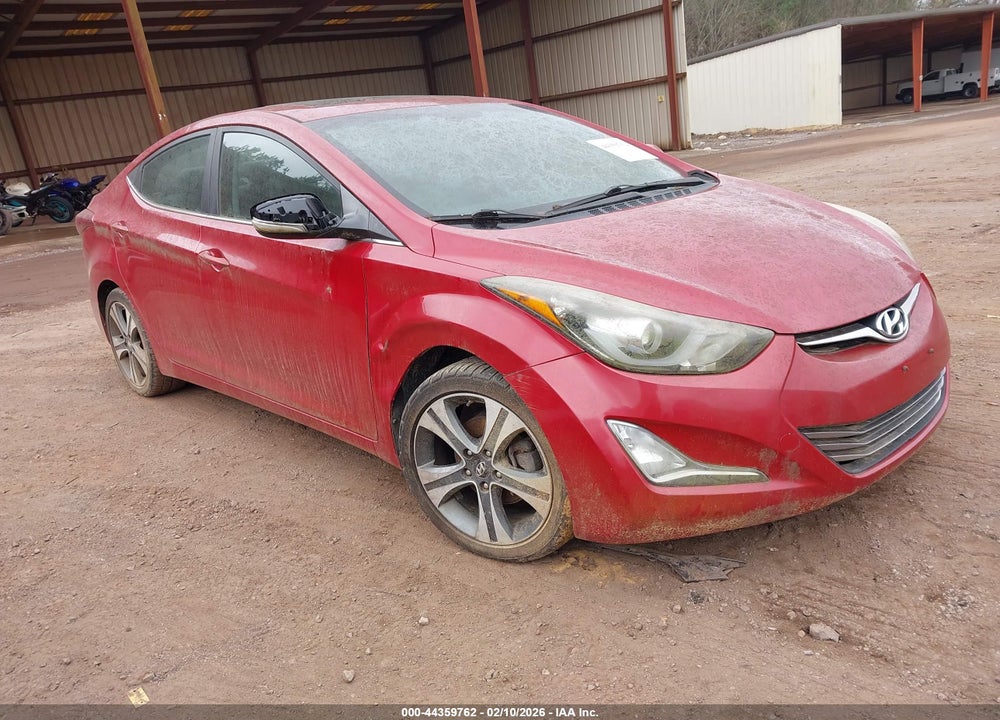 2014 HYUNDAI ELANTRA SPORT VIN: KMHDH4AH7EU160779