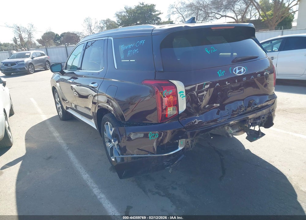 2021 HYUNDAI PALISADE LIMITED VIN: KM8R54HE2MU202218