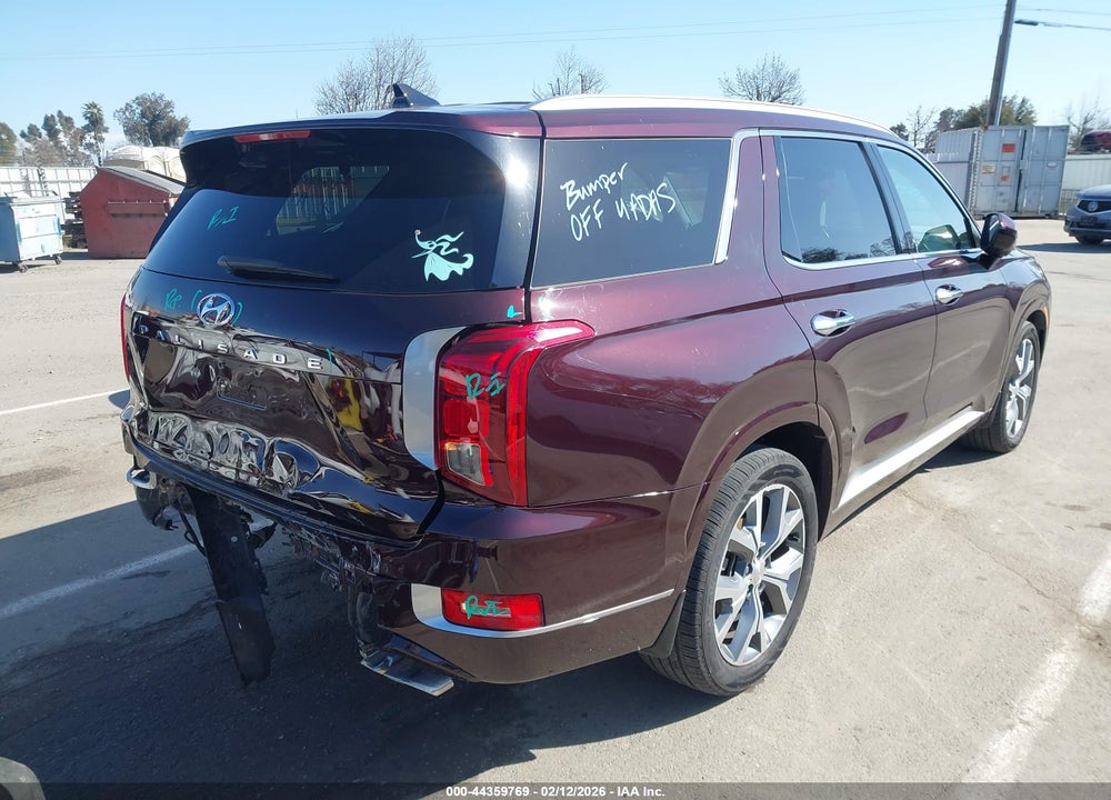 2021 HYUNDAI PALISADE LIMITED VIN: KM8R54HE2MU202218