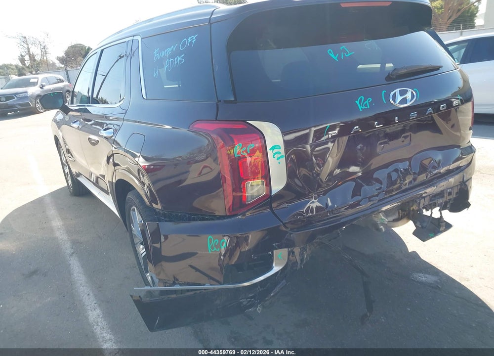 2021 HYUNDAI PALISADE LIMITED VIN: KM8R54HE2MU202218