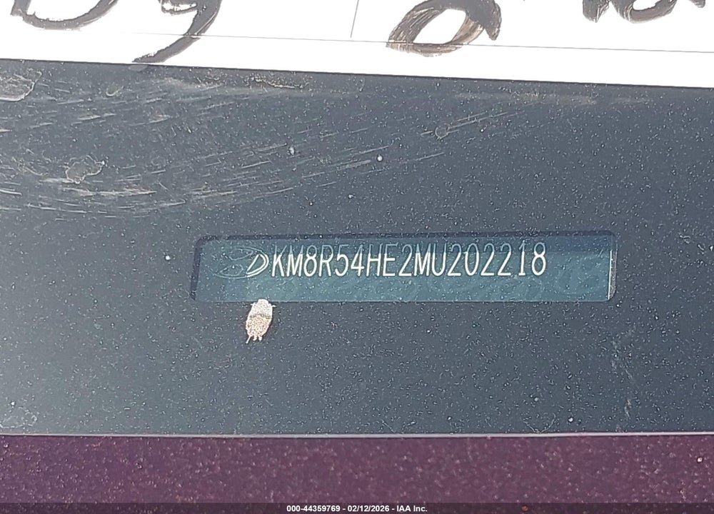 2021 HYUNDAI PALISADE LIMITED VIN: KM8R54HE2MU202218