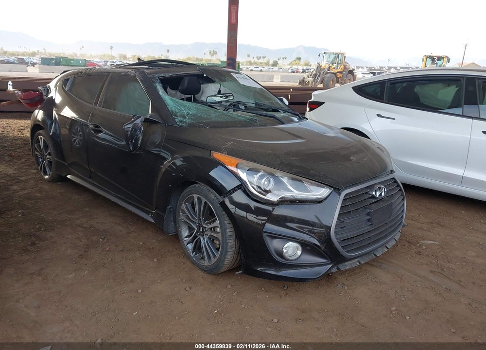 2016 HYUNDAI VELOSTER TURBO VIN: KMHTC6AE9GU292845