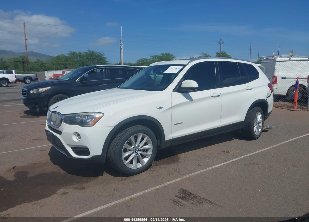 2017 BMW X3 SDRIVE28I VIN: 5UXWZ7C38H0X40288