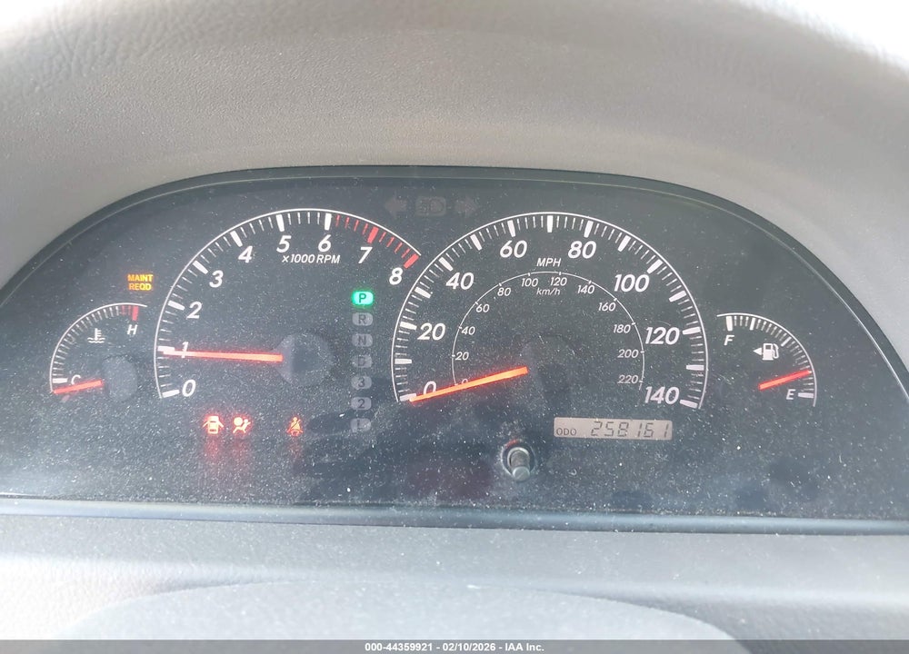 2006 TOYOTA CAMRY LE VIN: 4T1BE30K86U722312
