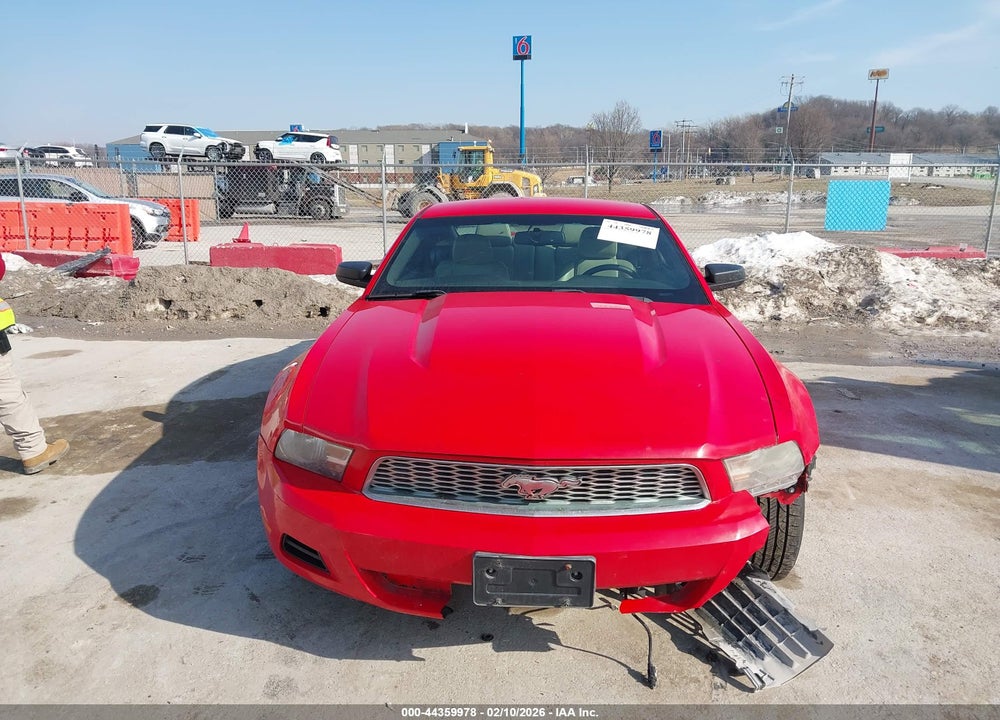 2012 FORD MUSTANG V6 PREMIUM VIN: 1ZVBP8AM9C5204885