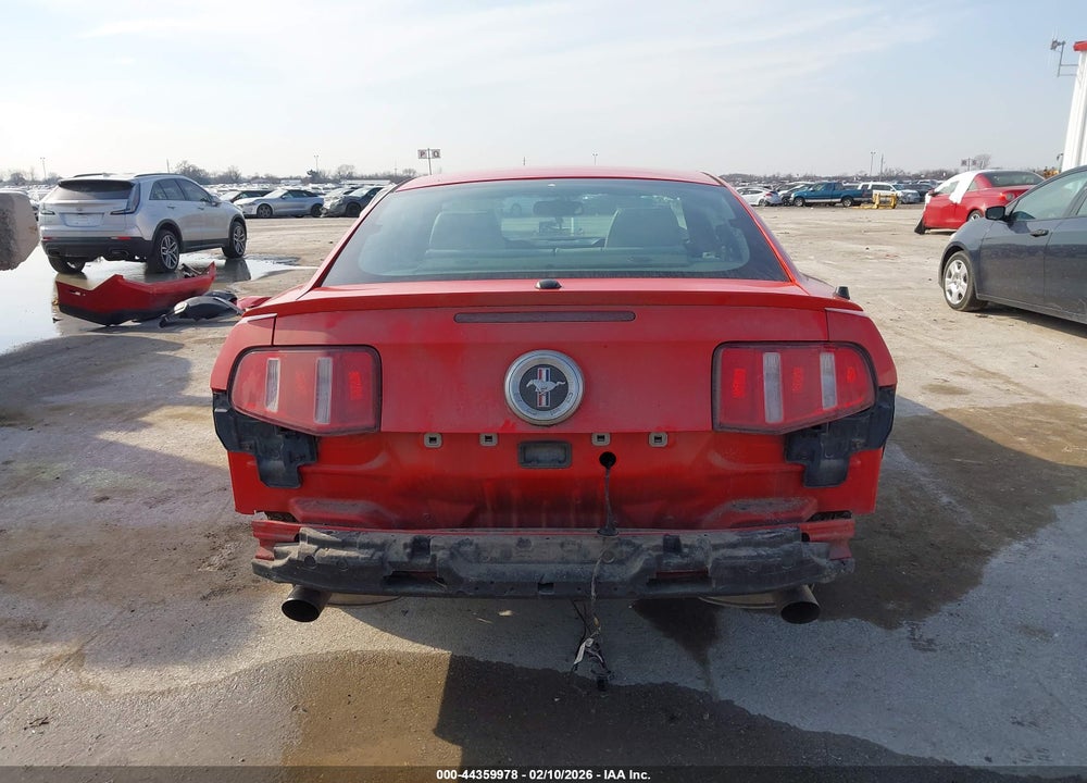 2012 FORD MUSTANG V6 PREMIUM VIN: 1ZVBP8AM9C5204885