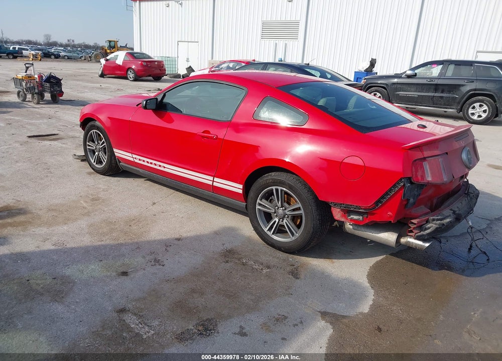 2012 FORD MUSTANG V6 PREMIUM VIN: 1ZVBP8AM9C5204885