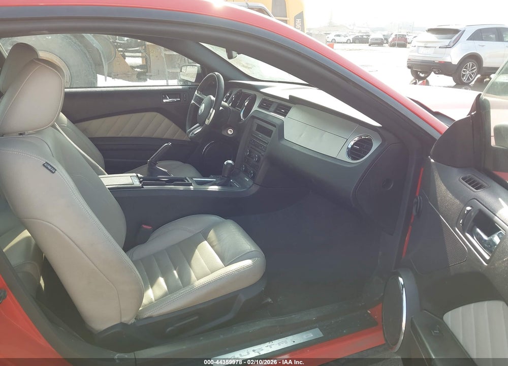 2012 FORD MUSTANG V6 PREMIUM VIN: 1ZVBP8AM9C5204885
