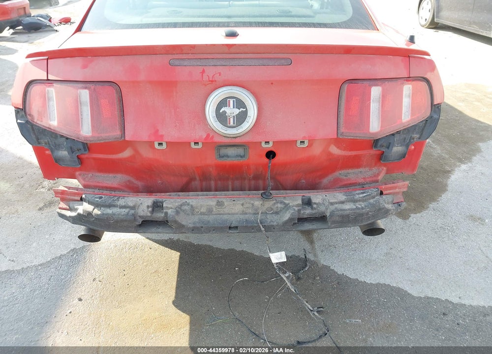 2012 FORD MUSTANG V6 PREMIUM VIN: 1ZVBP8AM9C5204885