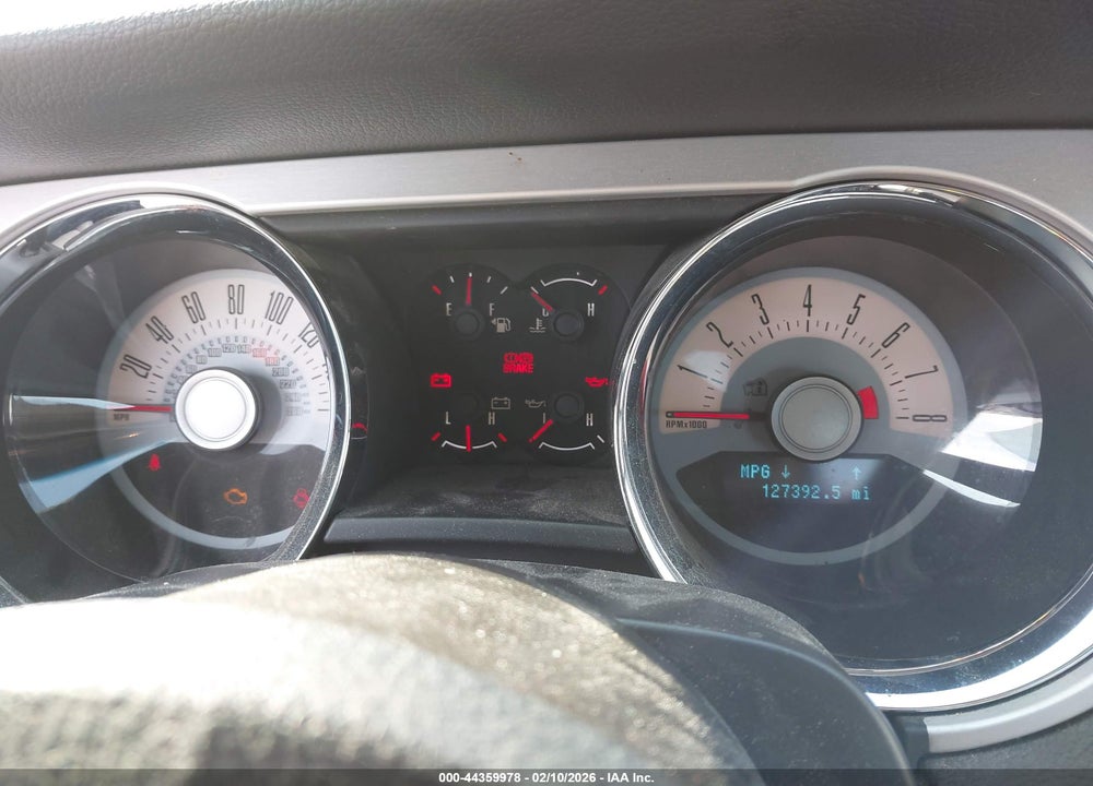 2012 FORD MUSTANG V6 PREMIUM VIN: 1ZVBP8AM9C5204885