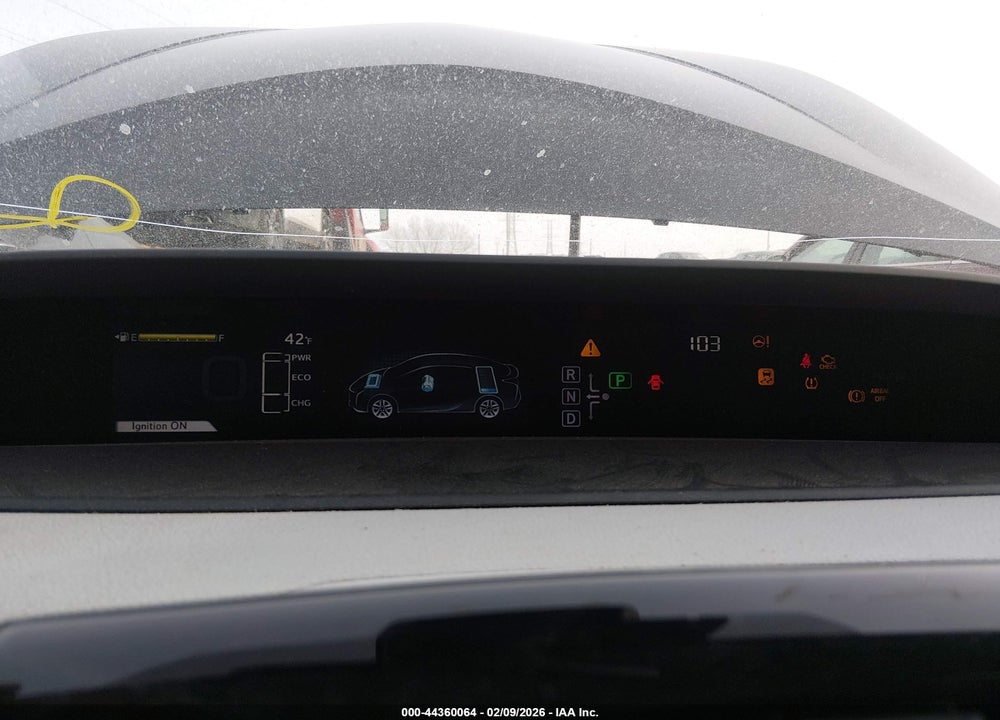 2016 TOYOTA PRIUS THREE TOURING VIN: JTDKARFU1G3021419