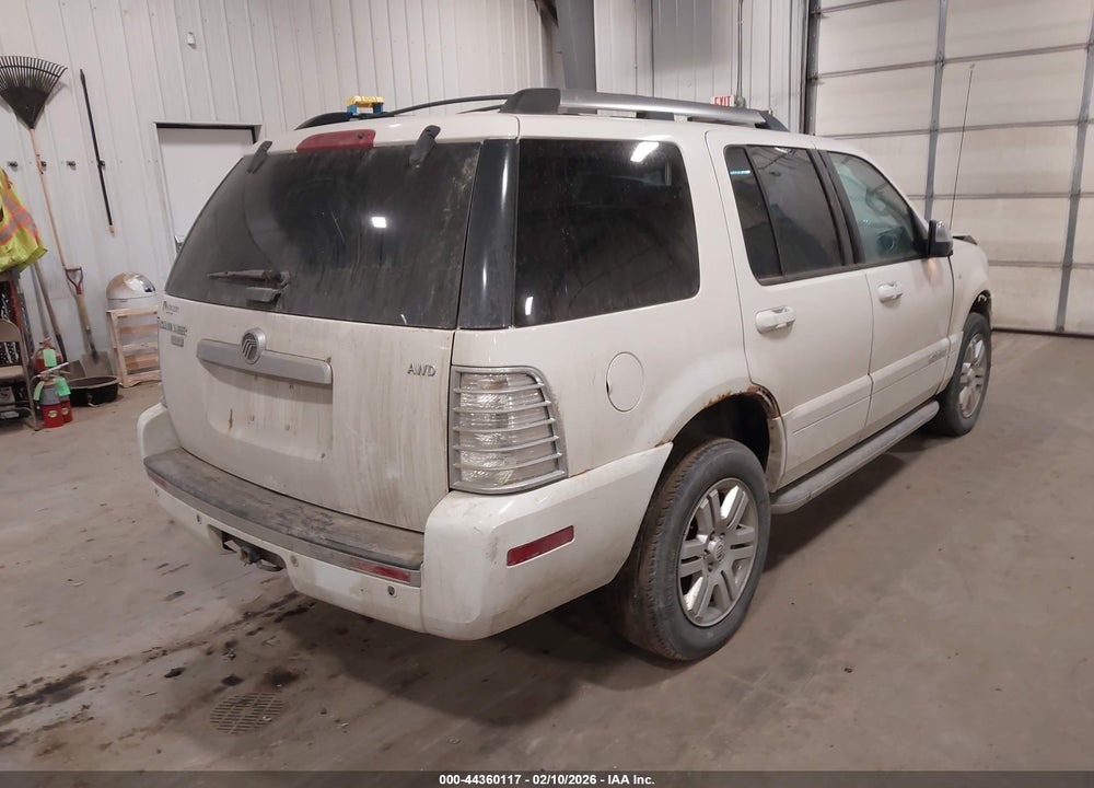 2010 MERCURY MOUNTAINEER PREMIER VIN: 4M2EN4JE5AUJ01631