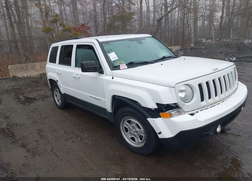 2017 JEEP PATRIOT SPORT FWD VIN: 1C4NJPBA0HD116093