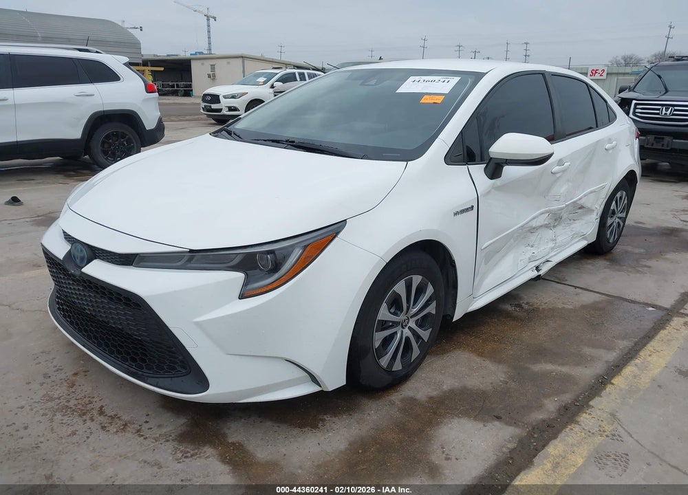 2021 TOYOTA COROLLA HYBRID LE VIN: JTDEAMDE9MJ004130
