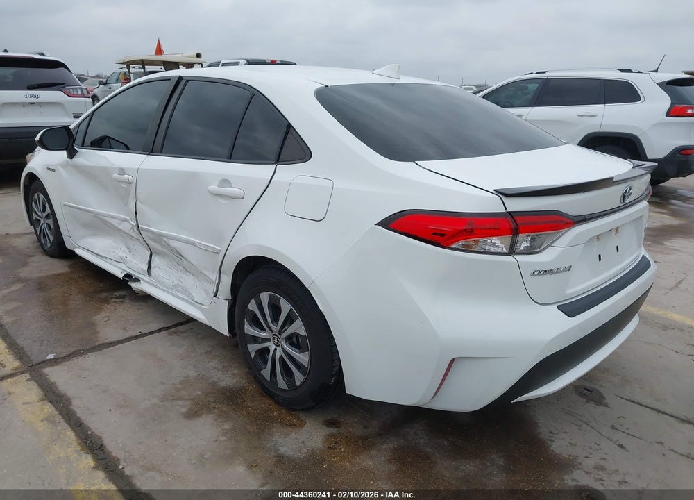 2021 TOYOTA COROLLA HYBRID LE VIN: JTDEAMDE9MJ004130