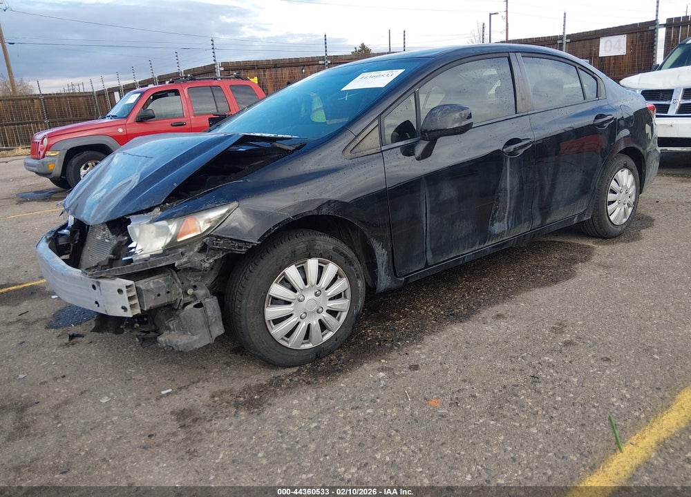 2013 HONDA CIVIC LX VIN: 19XFB2F50DE227060